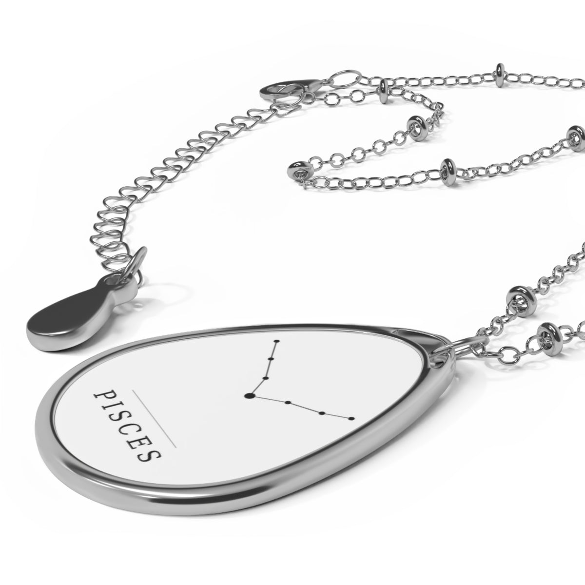 Pisces Necklace — Constellation Pendant, Zodiac Birthday Gift