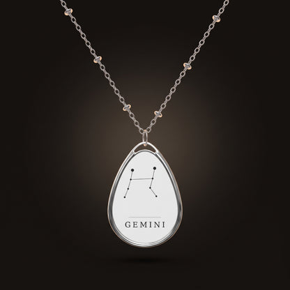 Gemini Necklace — Constellation Pendant, Zodiac Birthday Gift