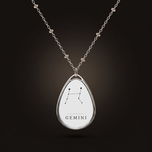Gemini Necklace — Constellation Pendant, Zodiac Birthday Gift