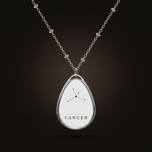 Cancer Necklace — Constellation Pendant, Zodiac Birthday Gift