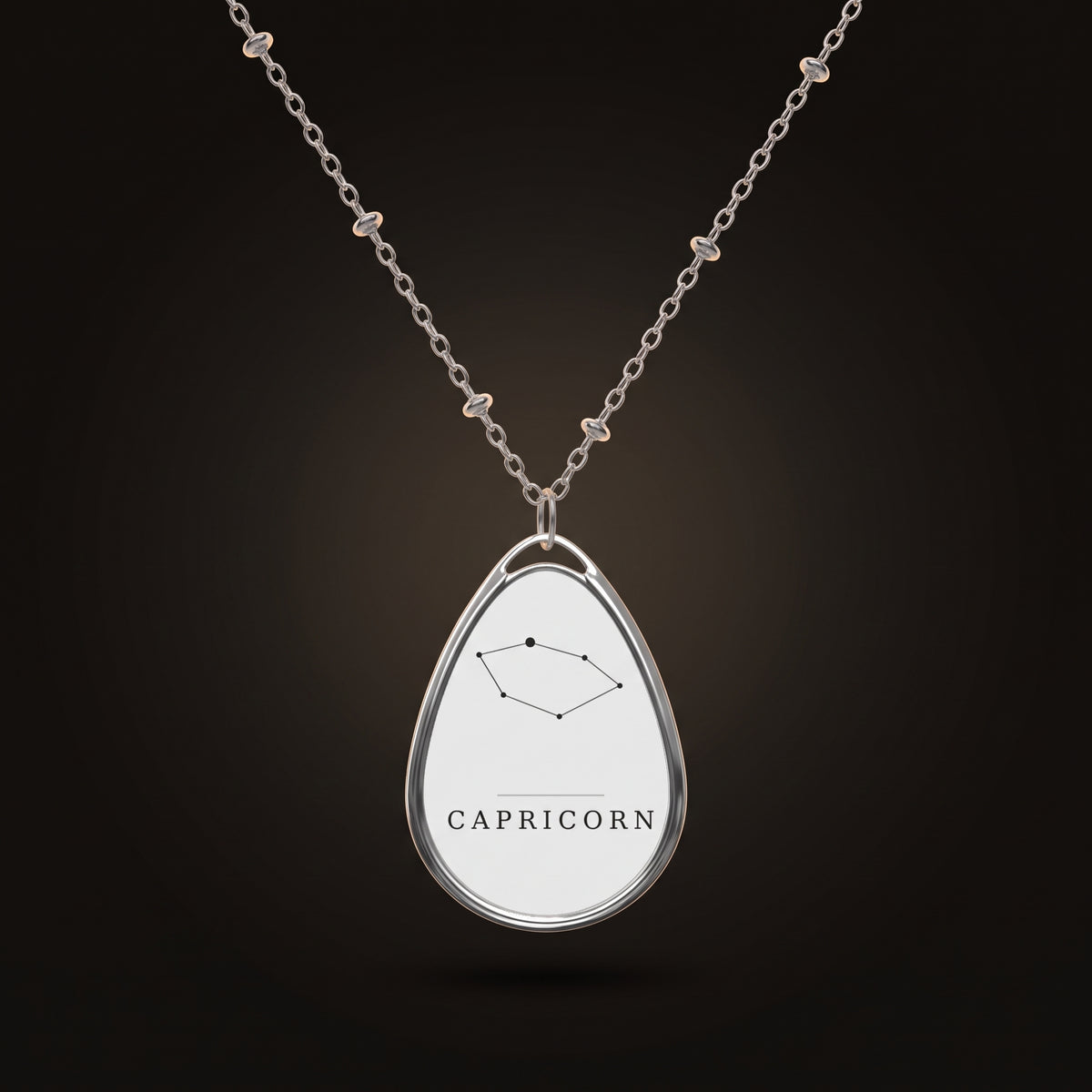 Capricorn Necklace — Constellation Pendant, Zodiac Birthday Gift