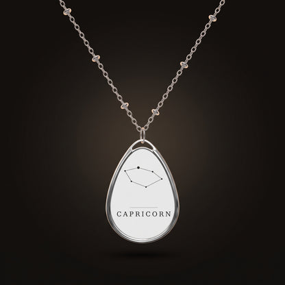 Capricorn Necklace — Constellation Pendant, Zodiac Birthday Gift
