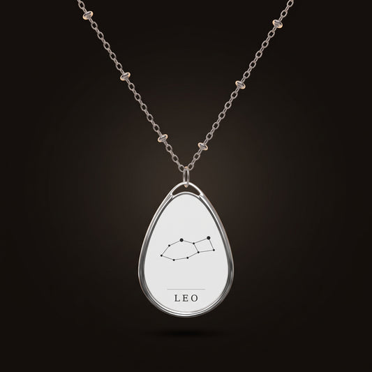 Leo Necklace — Constellation Pendant, Zodiac Birthday Gift