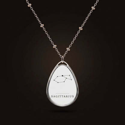 Sagittarius Necklace — Constellation Pendant, Zodiac Birthday Gift