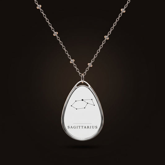 Sagittarius Necklace — Constellation Pendant, Zodiac Birthday Gift