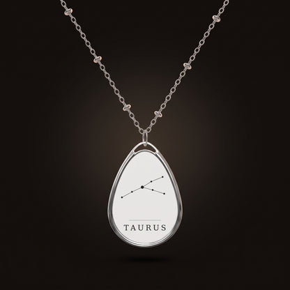 Taurus Necklace — Constellation Pendant, Zodiac Birthday Gift