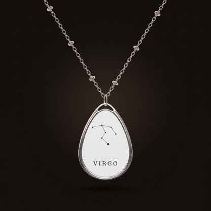 Virgo Necklace — Constellation Pendant, Zodiac Birthday Gift